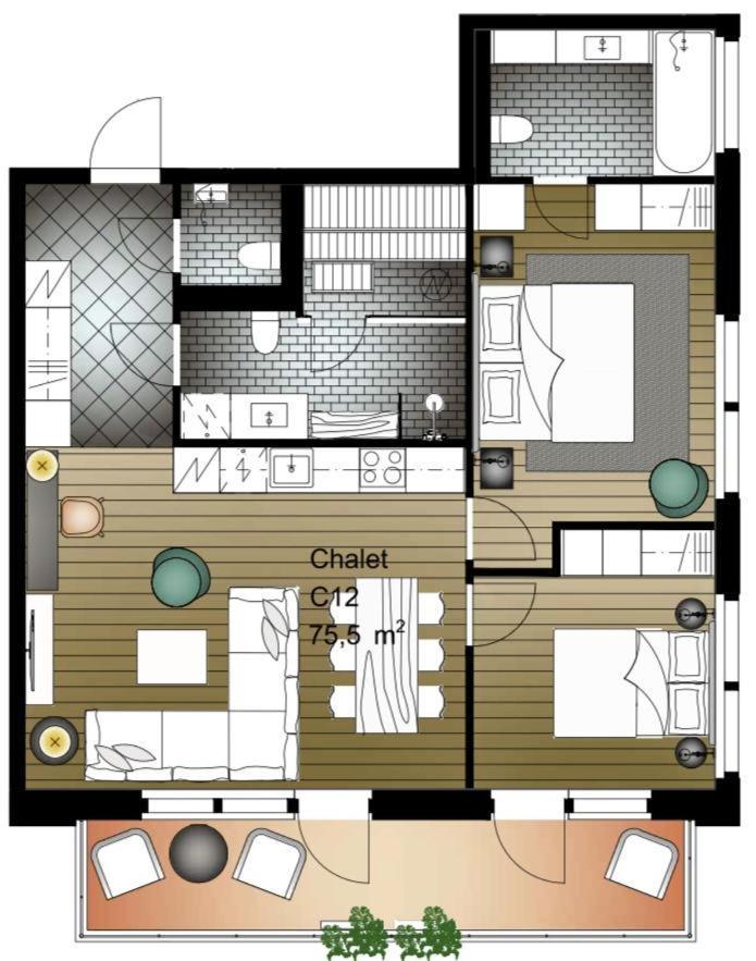 Slopeside Bliss By Aavalevi Holidays, Center *